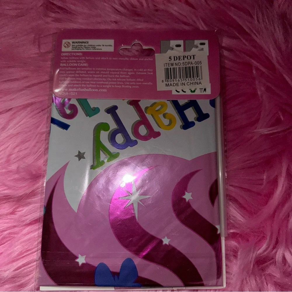 Unicorn foil balloon‎ party decoration